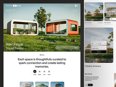 Travel Website Design | UI UX Design landing page design ui ui ux ui ux design ux website design