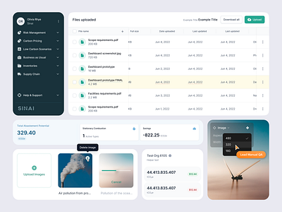 Sinai Platform – Design System bachoodesign carbon free clean design system desktop application interface navigation platform ui ux