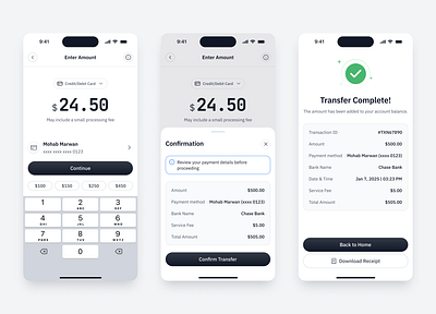 Stock Trading App - Complete Top-Up Flow app apple branding dailyui dashboard design figma finances fintech illustration investment logo stock trading trading trading app ui ux web design