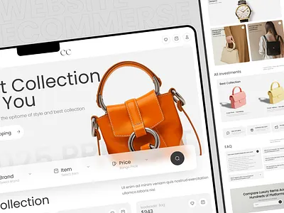 E-commerce bags website design bag ecommerce design bag ecommerce website bag landing page bag selling website bags ecommerce bags store e commerce landing page ecommerce ecommerce site design ecommerce website ecommerce website design fashion store design graphic design product ecommerce site redesign shopify design ui uiux web ui webdesign