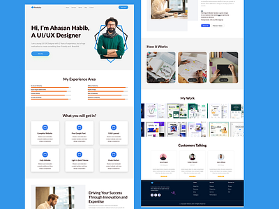 Personal Portfolio designer figma portfolio ui uiux ux webdesign website