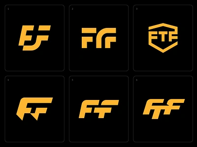 FTF auto automotive bold car fast fitness ftf gym letter logo logo logo design monogram speed strong