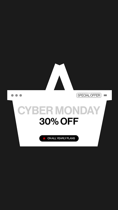 UCRAFT | CYBER MONDAY 2d animation branding graphic design motion graphics