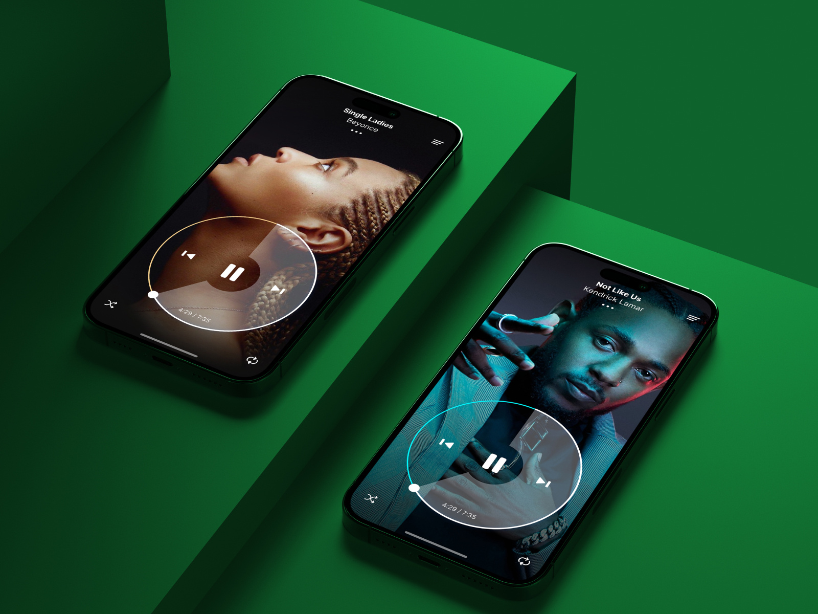 Spotify Player Redesign by Strahil Hadzhiev on Dribbble