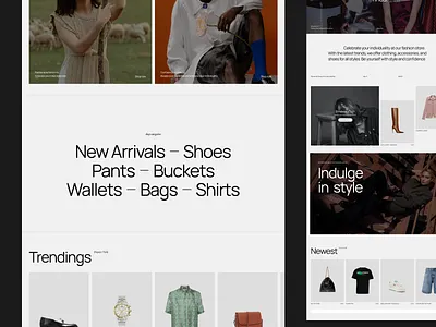 [Fash-On] E-commerce for fashion shop commerce design ecommerce fashion minimal shop ui uidesign uiux webdesign