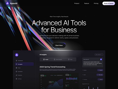 ApexAI Landing Page Design