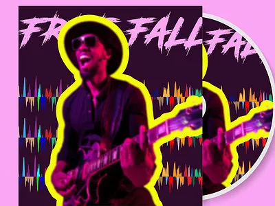 album cover animation graphic design