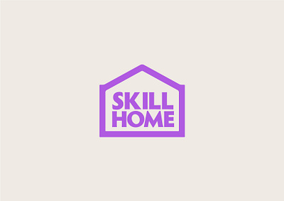 SKILL HOME branding design graphic design illustrator logo vector