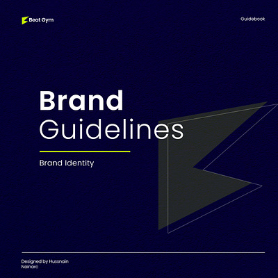 Brand identity guidebook for beat gym brandguideline brandidentity branding freelancer graphic design graphicdesigner guidebook gymcenter gymposts logodesign branding minimalist openforwork social media marketing