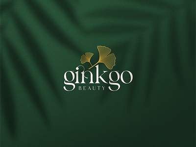 Ginkgo beauty logo beautybrand brandidentity designdaily ginkgobeauty ginkgoleaf logodesign logoinspiration modernlogo natureinspired naturelogo skincarelogo