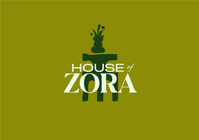 House of Zora branding classic design graphic design illustrator logo motion graphics vector