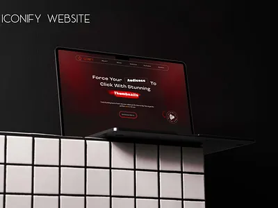 Iconify Website 3d animation branding design framer framerwebsite ui uiux website