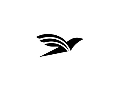 Bird or raven logo bird logo branding eagle fly flying logo logo minimal modern nature raven logo sparrow transport wings wings logo