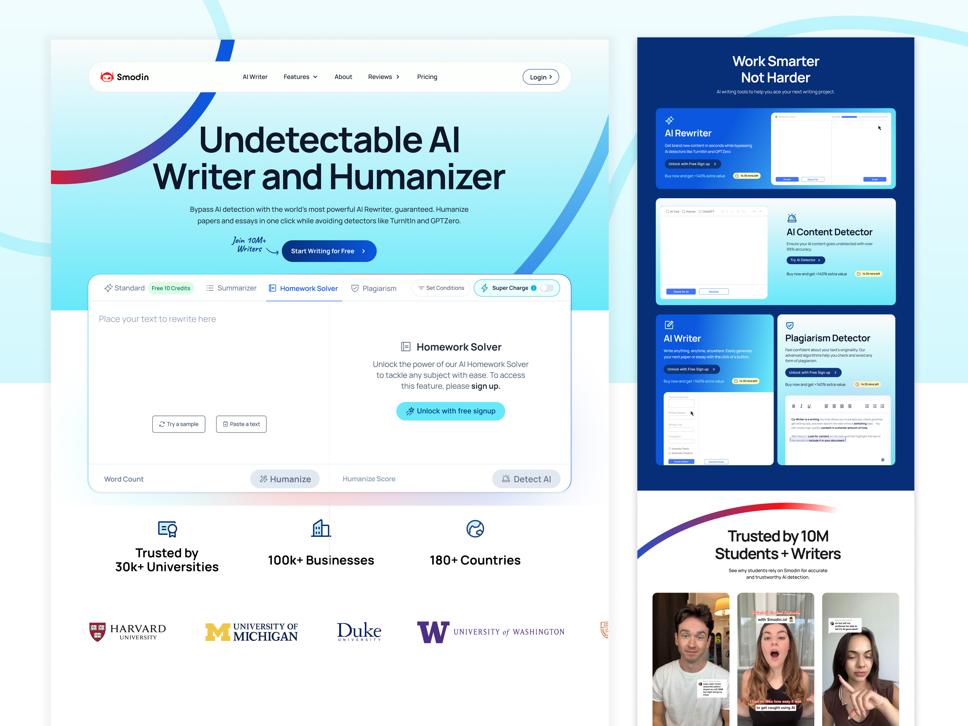 Example of Landing Page Design In Figma