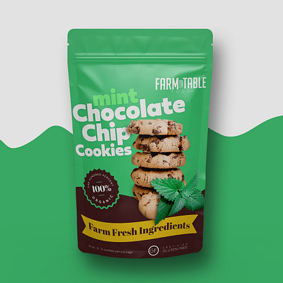 Chocolate Chip Cookies 3d branding design graphic design illustration logo mockup ui ux vector