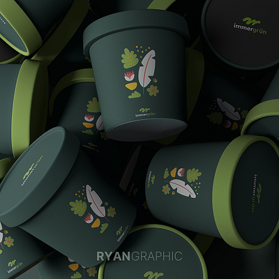 IMMERGRUM Packaging 3d branding design graphic design illustration logo mockup ui ux vector