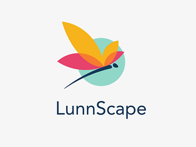 lunnscape logo Design logo