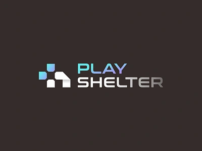 Play Shelter Logo for Gaming Brand or Community branding clean concept creative design gaming logo minimalist play vector