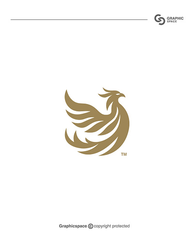 Phoenix logo 3d animal animation bird bird logo brand branding design fly freedom graphic design graphic designer icon illustration logo logos motion graphics phoenix wild wings