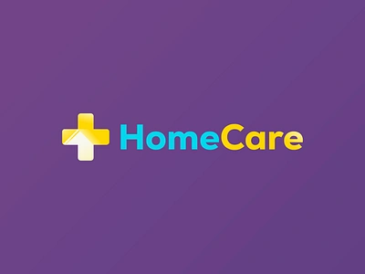 Logo concept for home repair service called HomeCare. branding clean creative design home service logo minimalist modern vector