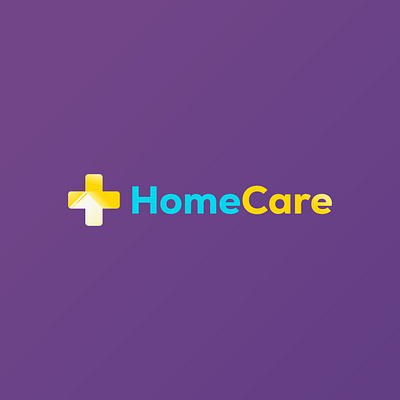 Logo concept for home repair service called HomeCare. branding clean creative design home service logo minimalist modern vector