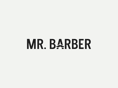 Mr. Barber Logo branding logo