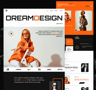 Dream Design 3d animation branding design fashion graphic design logo motion graphics ui