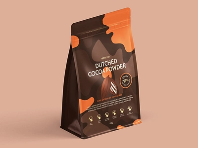 Cocoa Powder Packaging Design cacao cacao package cacao packaging cocoa cocoa package cocoa packaging package package design packaging packaging design pouch pouch design