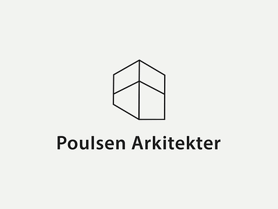 Poulsen Arkitekter Logo branding logo