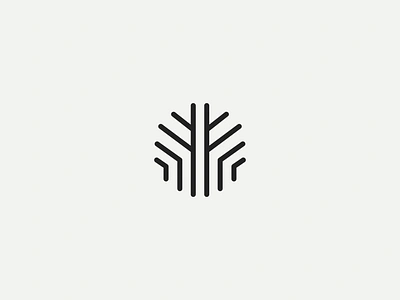 WoodClock Logomark branding icon logo logomark