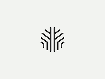 WoodClock Logomark branding icon logo logomark