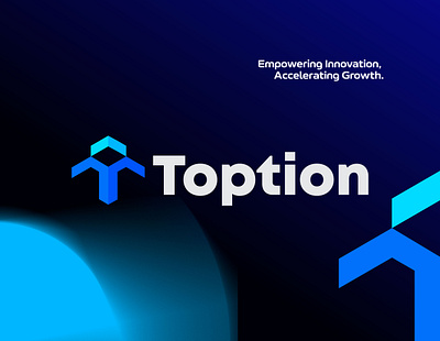 Toption - T logo, T letter, Technology, UI, AI, Web ai app application branding creative logo design graphic design logo logo designer modern logo software stsohan t letter logo t logo t tech logo tech logo technology ui web website