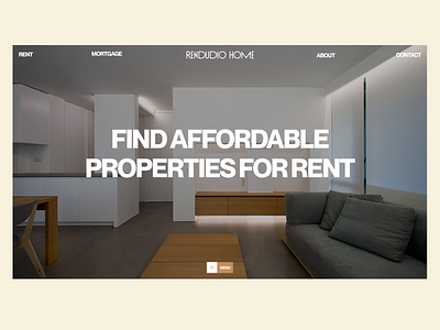 Landing page design for a real estate company design designinspiration ui webdesign