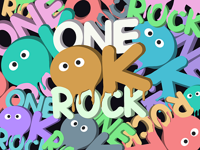 Colorful ONE OK ROCK graffiti ipad wallpaper one ok rock