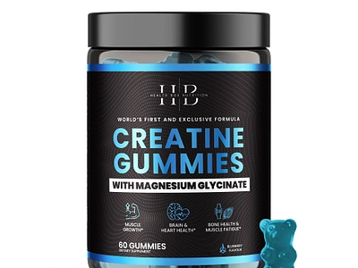 Creatine Gummies With Magnesium Glycinate bcaa candy creatine fitness gummies gym packaging preworkout supplement whey protein