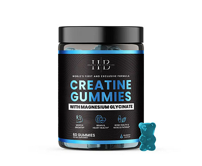 Creatine Gummies With Magnesium Glycinate bcaa candy creatine fitness gummies gym packaging preworkout supplement whey protein