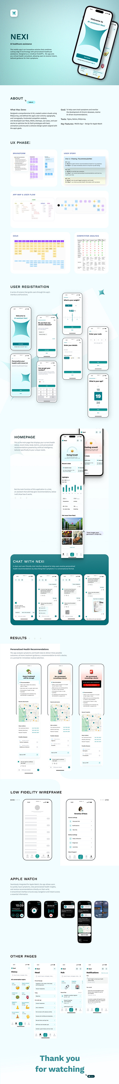 Nexi AI Assistant - Mobile App & UX UI Design colors design ui ux web design