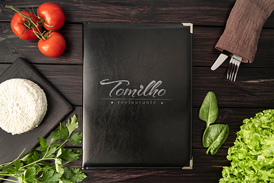 RESTAURANTE TOMILHO graphic design logo visual identity