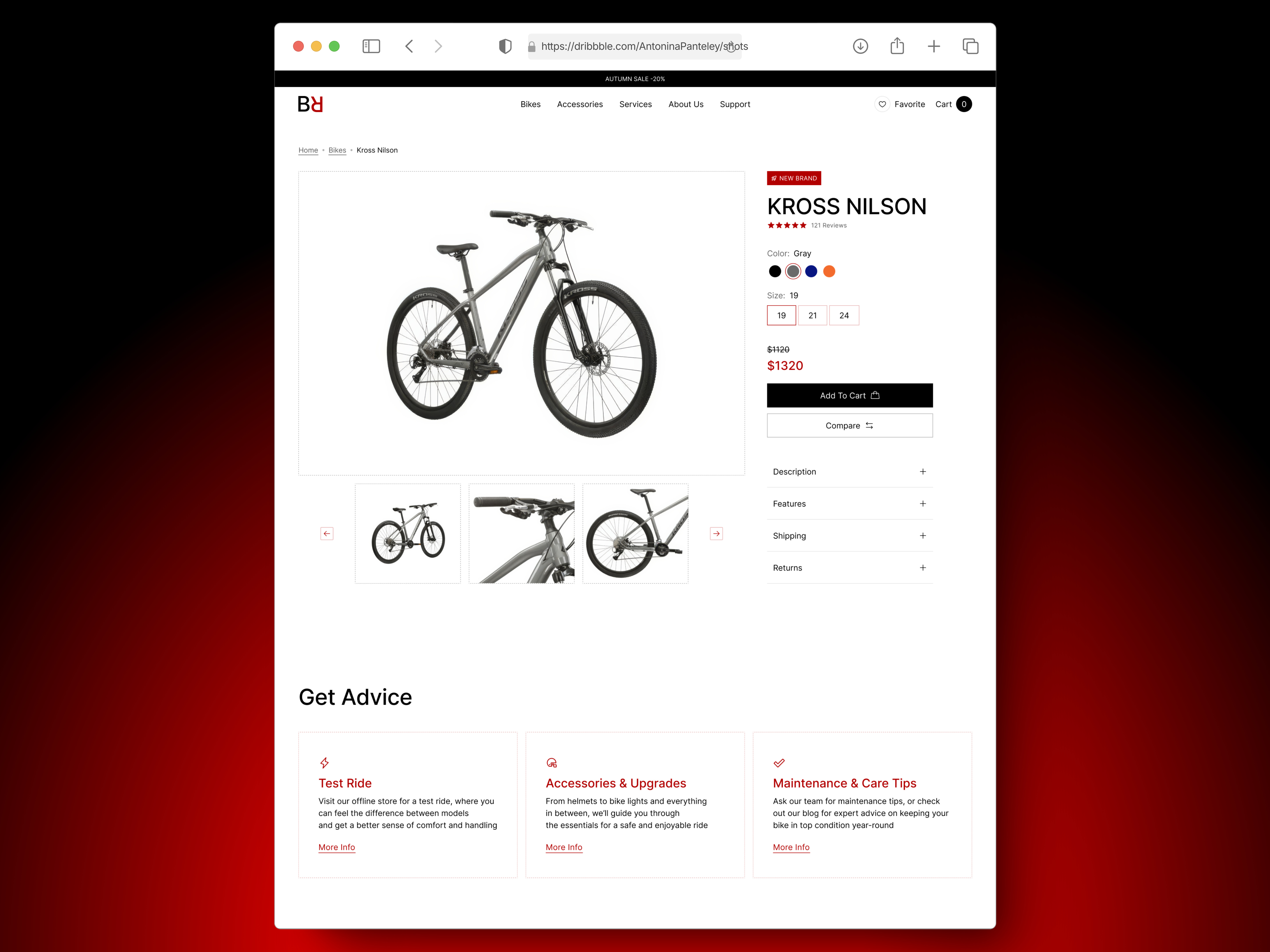 Example of Website Redesign Service