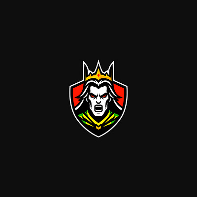 The King's Rage - eSports / Sports Team Logo Concept *SALE branding clean club creative design esport illustration king logo modern sport team vector