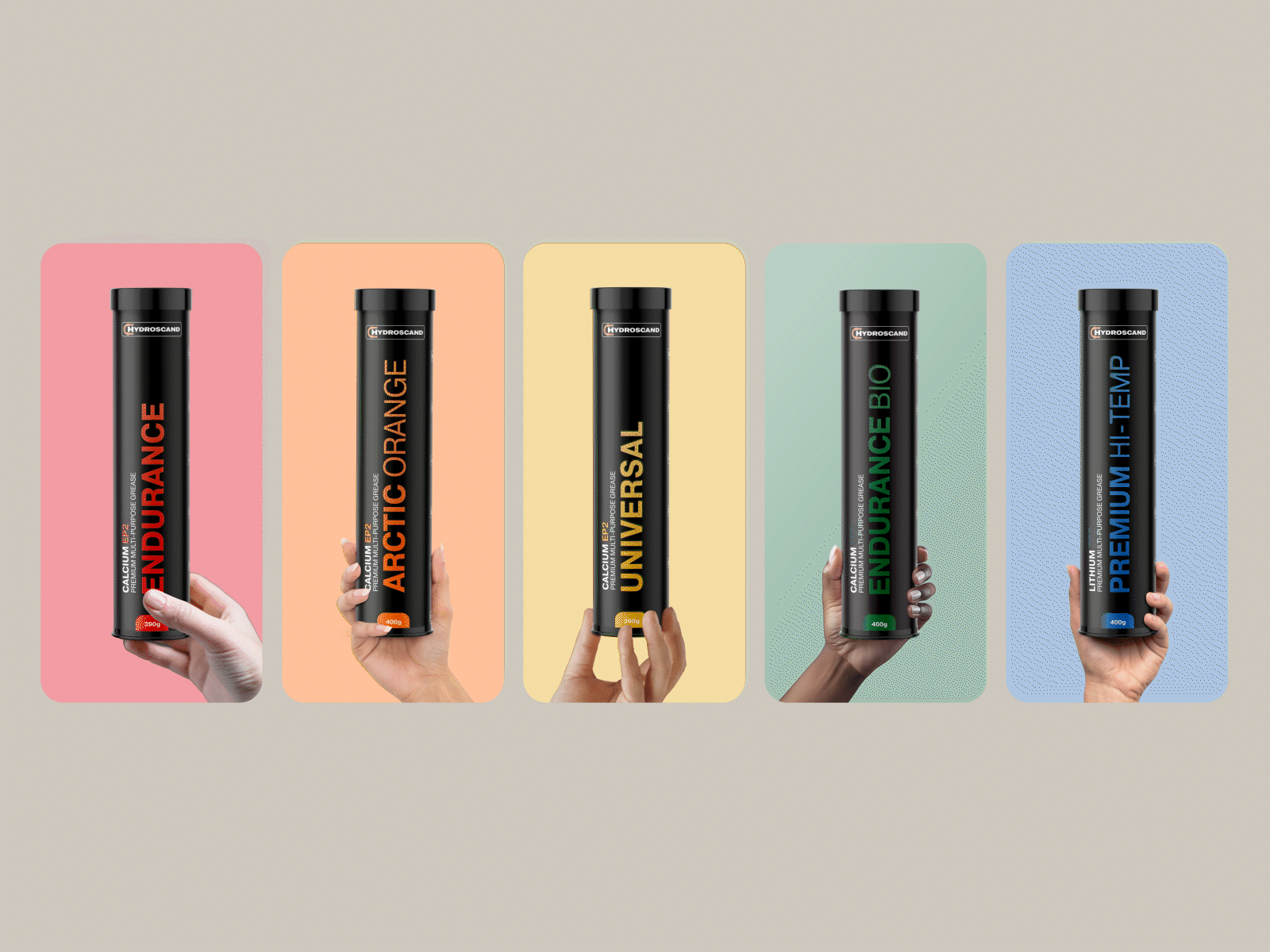 Packaging design animation branding colors concept grease lube lubrication packaging tube