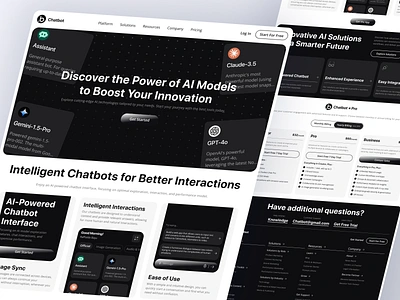 Landing Page - AI Platform ai ai assistant ai chatbot ai companion ai conversation ai exploration ai for learning ai innovation ai integration ai platform ai productivity artificial intelligence chat with ai interactive ai multi model ai next gen ai poe ai smart ai smart technology web design