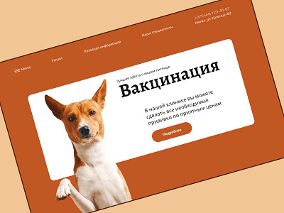 Best care of your pet graphic design ui