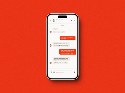 Direct Messaging | Daily UI app application call chat chat app chatting chatting app dailyui design direct message direct messaging message message app messaging mobile status talk ui ux whatsapp