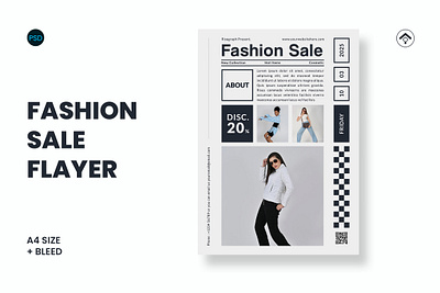 Fashion Sale Flayer Vol. 2 branding design flayer graphic design illustration inspiration logo print typography ui