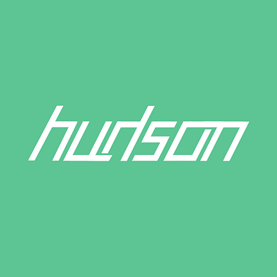 Logo design for hudson company that makes premium trucks branding graphic design hudson logo