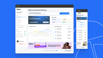 Financial Solution / Centralized Insights – Main Dashboard product design