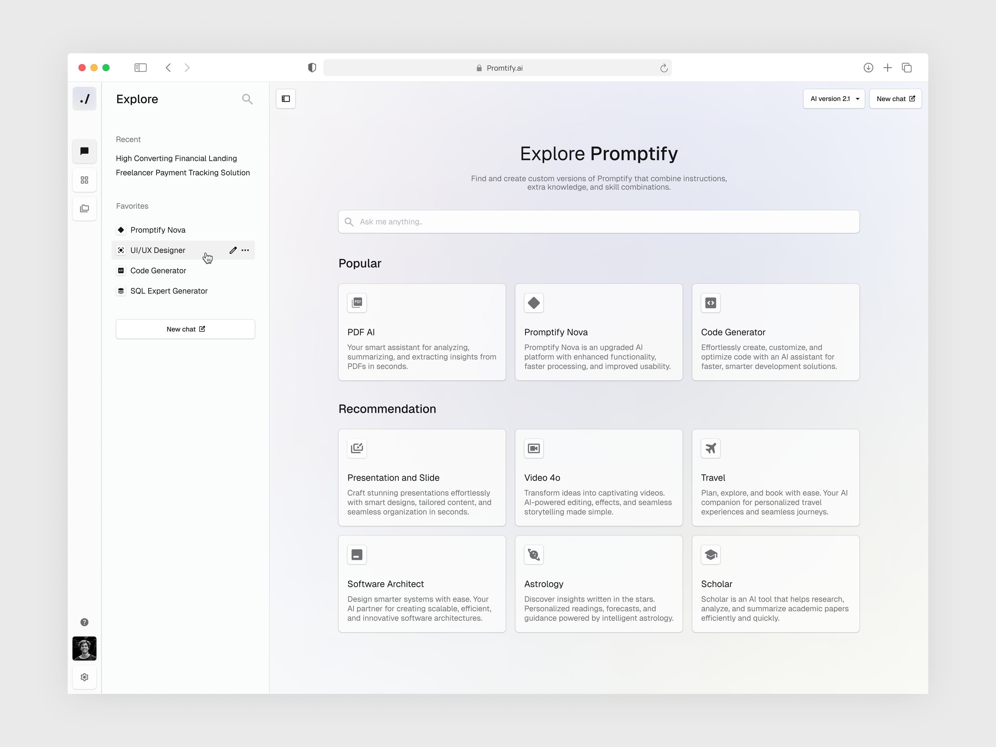 Example of Modern & Minimal Design For Web & Mobile