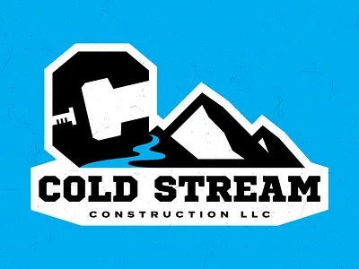 Cold Stream branding construction logo