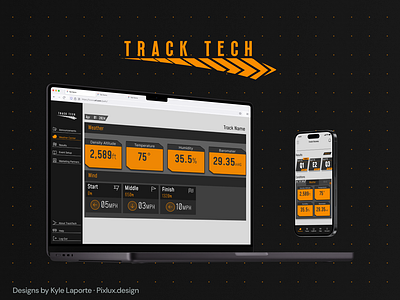 Track Tech - Web and Mobile Design app branding design figma high fidelity prototypes illustration interaction design mobile design protopie ui ux